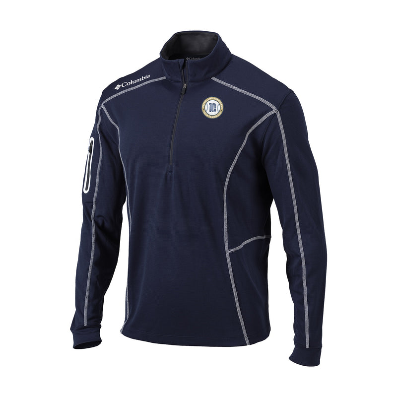 10th Teammate - Men's Omni-Wick Shotgun 1/4 Zip - collegiate navy