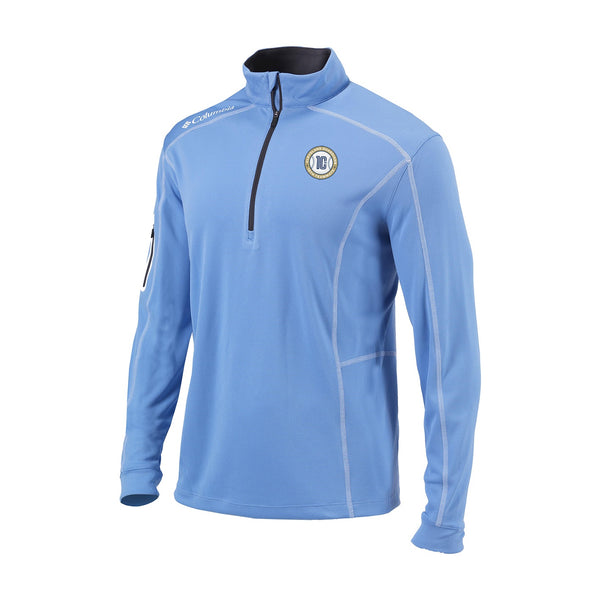 10th Teammate - Men's Omni-Wick Shotgun 1/4 Zip - white cap