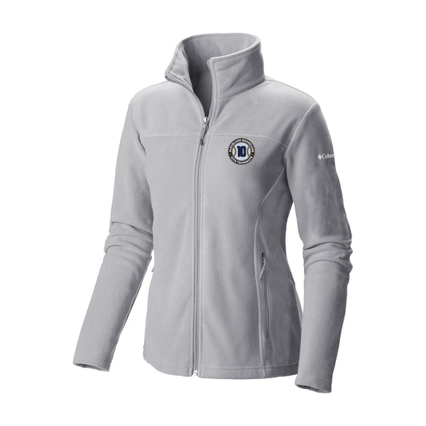 10th Teammate - Women's Give and Go II Full Zip Fleece - cool grey