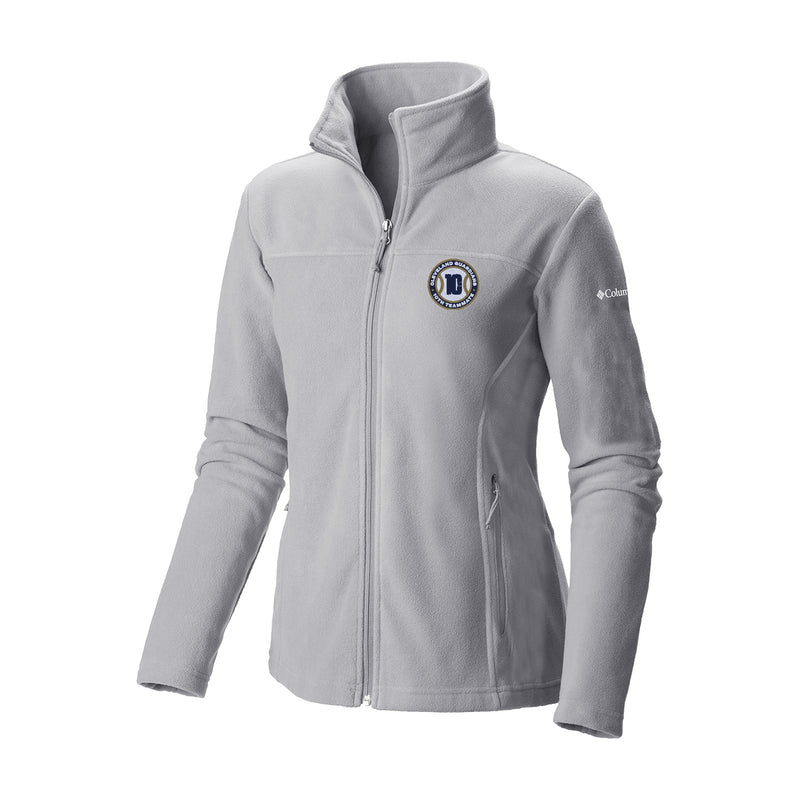 10th Teammate - Women's Give and Go II Full Zip Fleece - cool grey