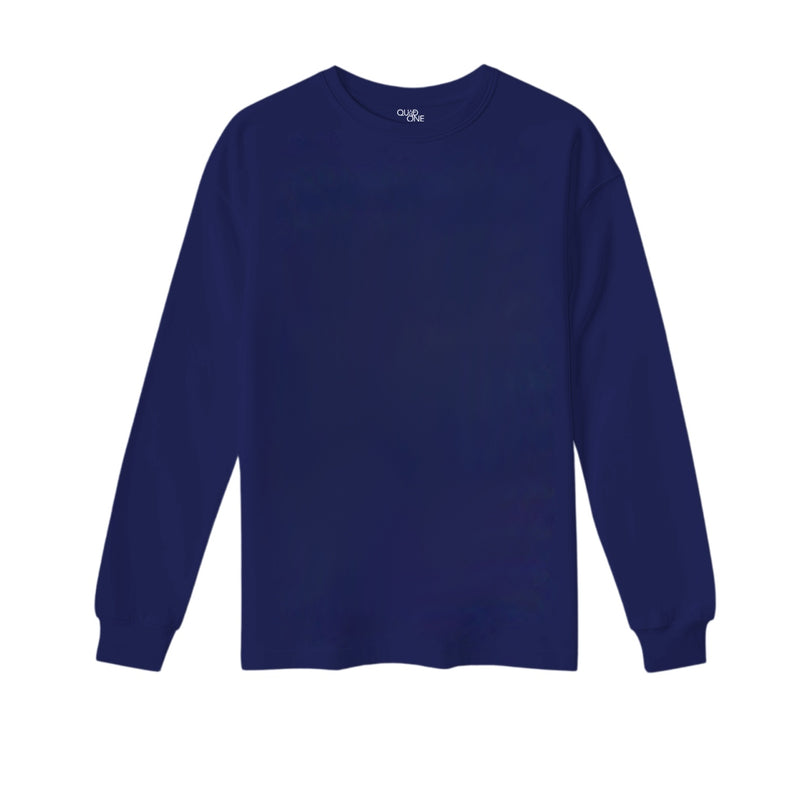 Silver Trophy - Classic Longsleeve Tee - Navy