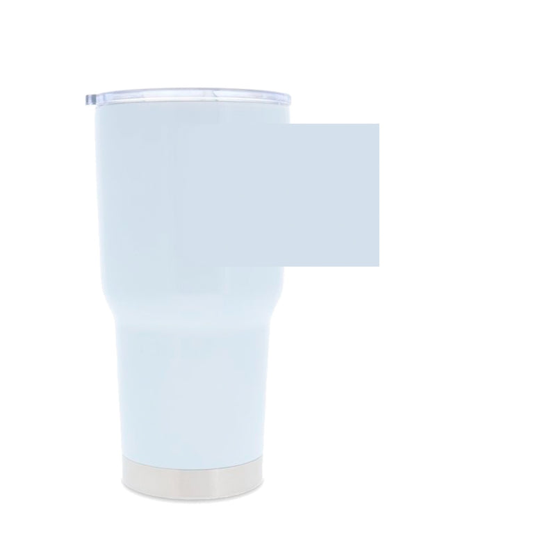 Silver Trophy - 30oz Stainless Steel Tumbler - white