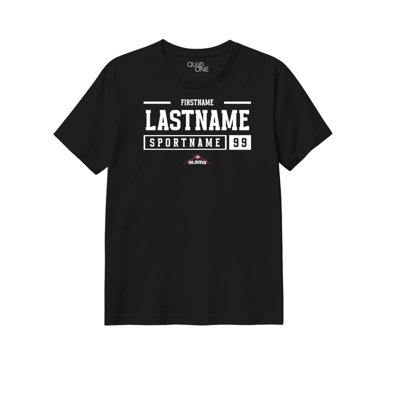 Womens Semi-Fitted Classic Tee - Black