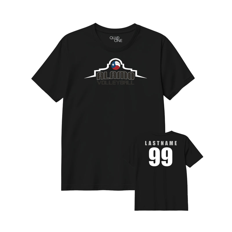 Womens Semi-Fitted Classic Tee - Black