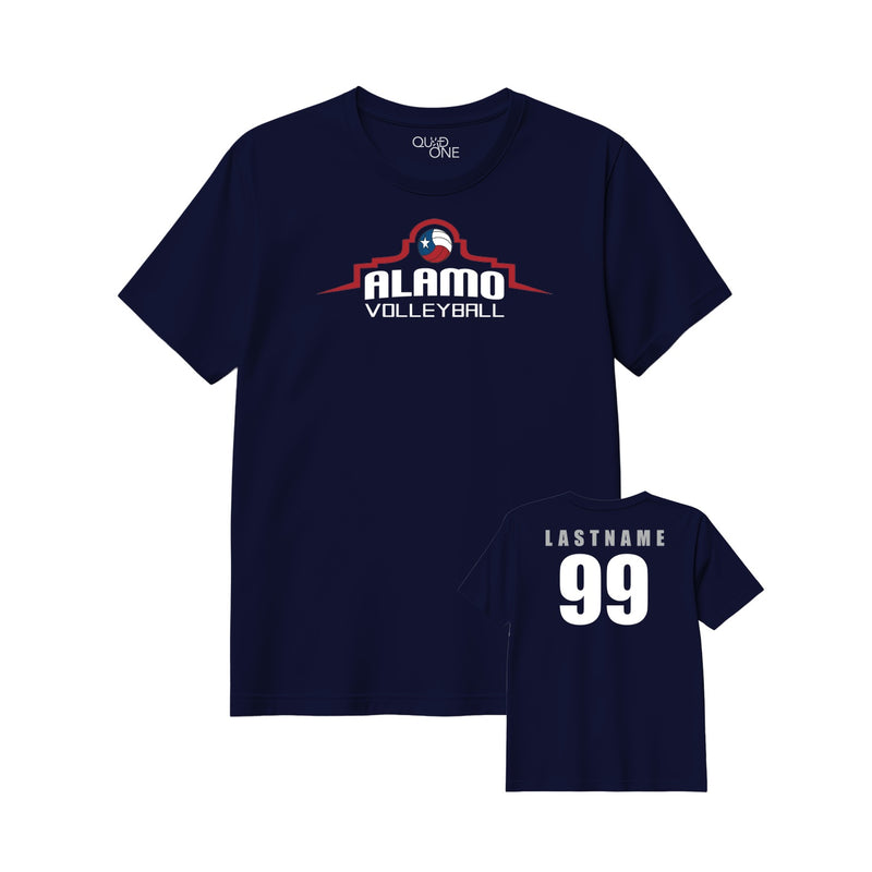 Womens Semi-Fitted Classic Tee - Navy