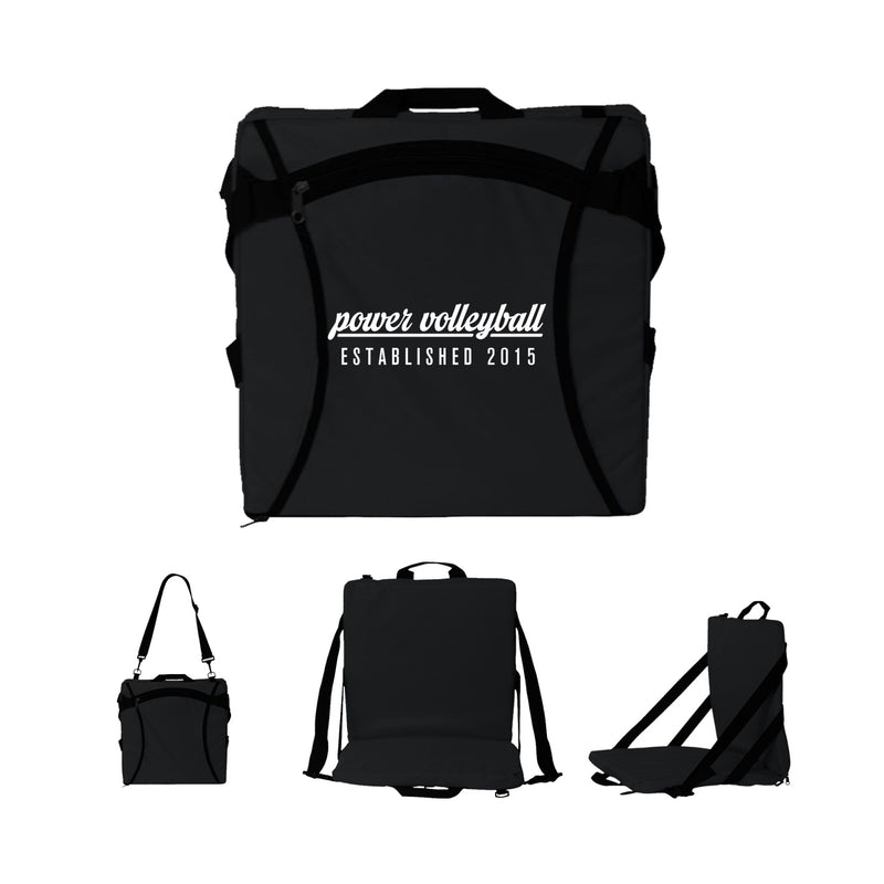 Folding Stadium Seat - black