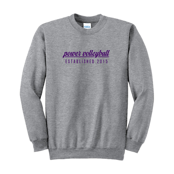 Port & Company Tall Essential Fleece Crewneck Sweatshirt - athletic heather