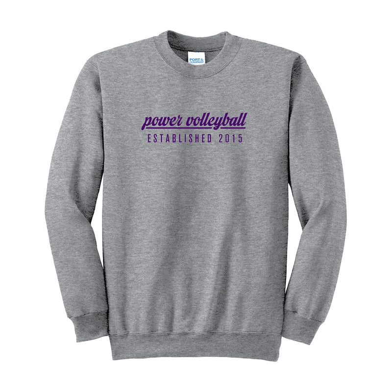 Port & Company Tall Essential Fleece Crewneck Sweatshirt - athletic heather