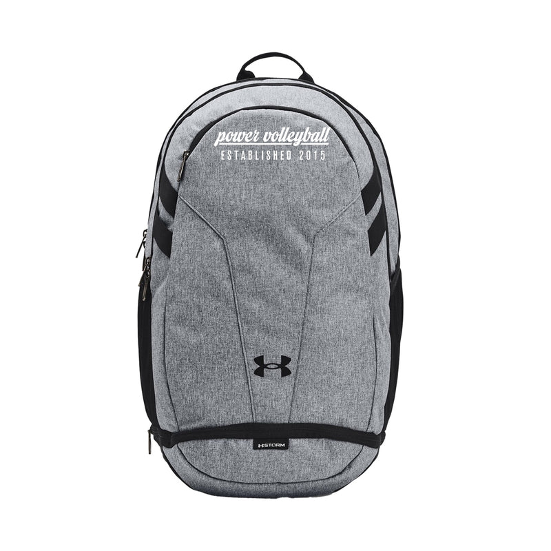 UA Hustle 5.0 Team Laptop Backpack - Pitch Grey