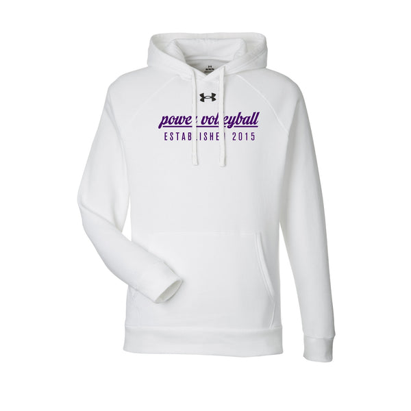 UA Rival Fleece Hooded Sweatshirt - White