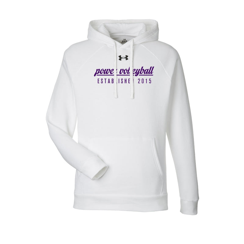 UA Rival Fleece Hooded Sweatshirt - White