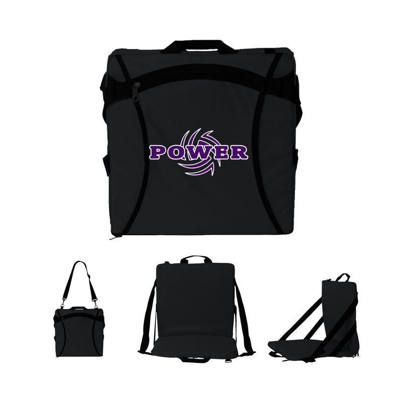 Folding Stadium Seat - black