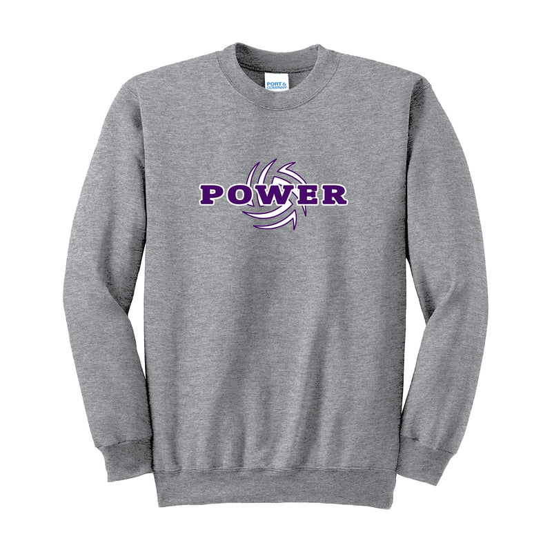Port & Company Tall Essential Fleece Crewneck Sweatshirt - athletic heather