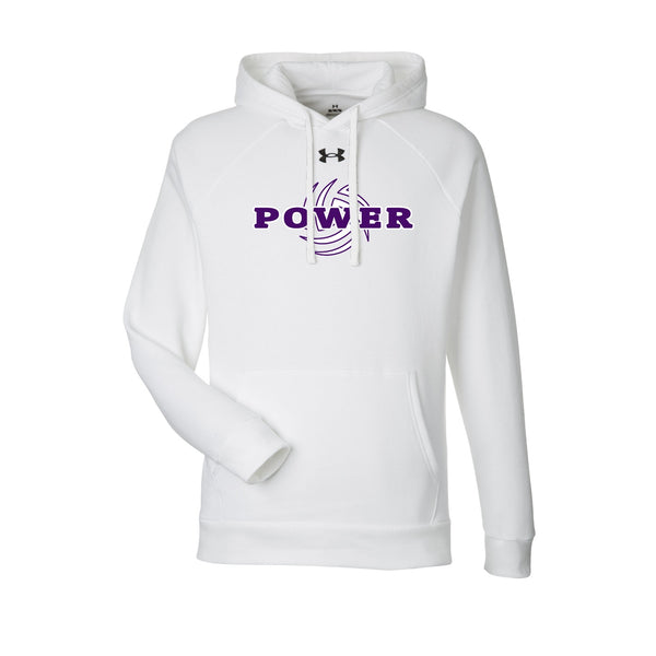 UA Rival Fleece Hooded Sweatshirt - White