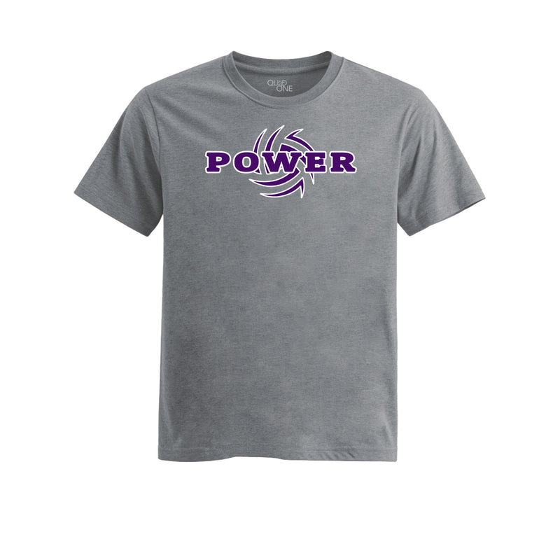 Womens Fitted Triblend Tee - Heather Grey
