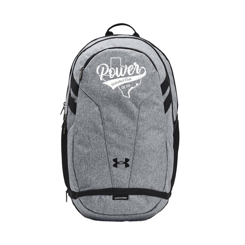 UA Hustle 5.0 Team Laptop Backpack - Pitch Grey