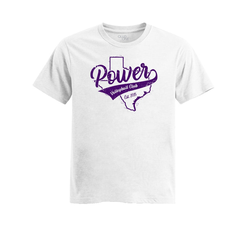 Womens Fitted Triblend Tee - Heather White