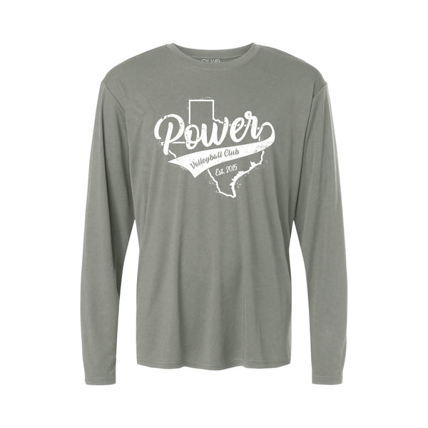 Performance Long Sleeve T-Shirt - Light Grey