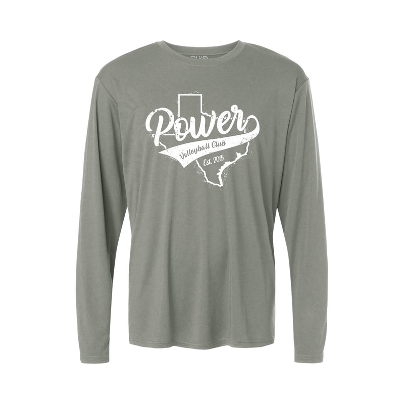 Performance Long Sleeve T-Shirt - Light Grey
