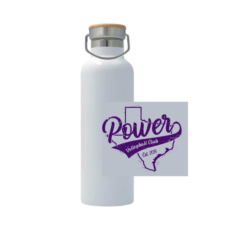 25oz Stainless Steel Thermos - white