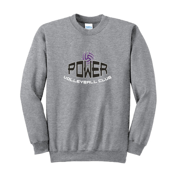 Port & Company Tall Essential Fleece Crewneck Sweatshirt - athletic heather