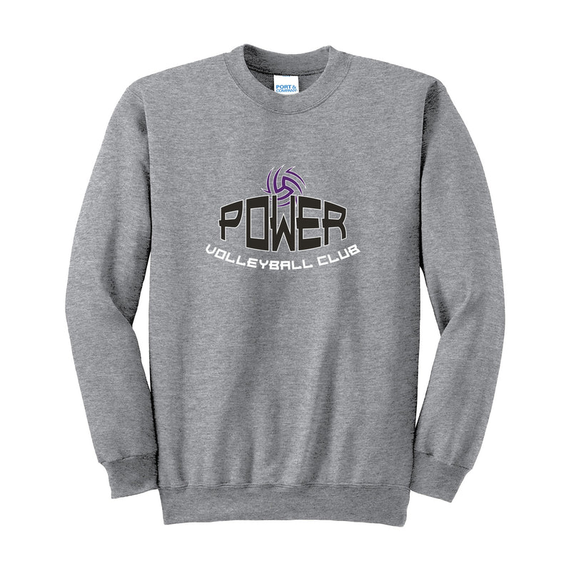 Port & Company Tall Essential Fleece Crewneck Sweatshirt - athletic heather