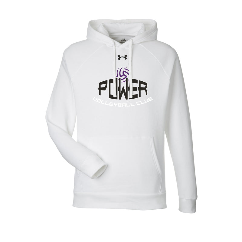 UA Rival Fleece Hooded Sweatshirt - White