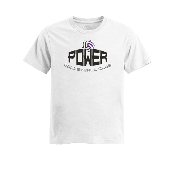 Womens Fitted Triblend Tee - Heather White
