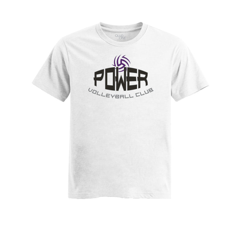 Womens Fitted Triblend Tee - Heather White
