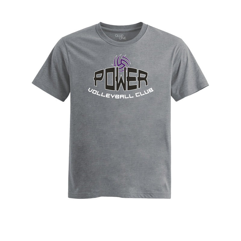 Womens Fitted Triblend Tee - Heather Grey