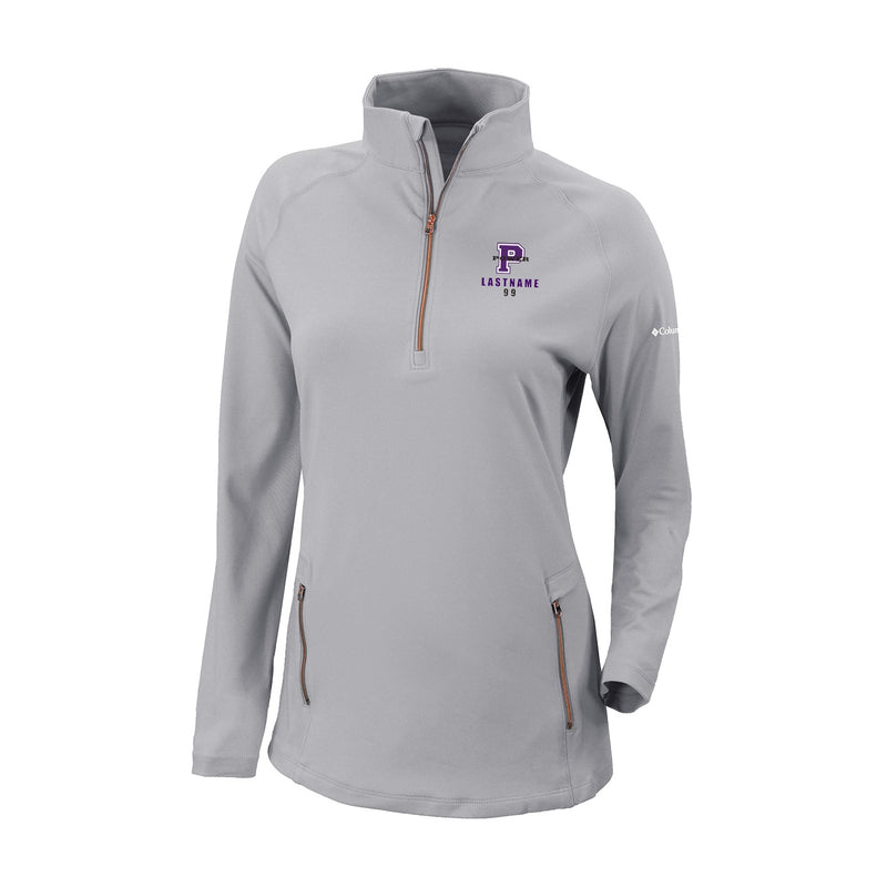 Women's Omni-Wick Outward Nine 1/4 Zip - cool grey
