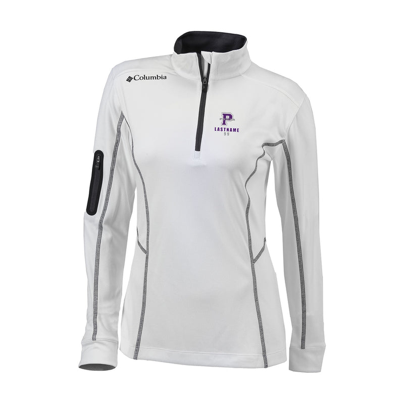Women's Omni-Wick Womens Shotgun 1/4 Zip - White