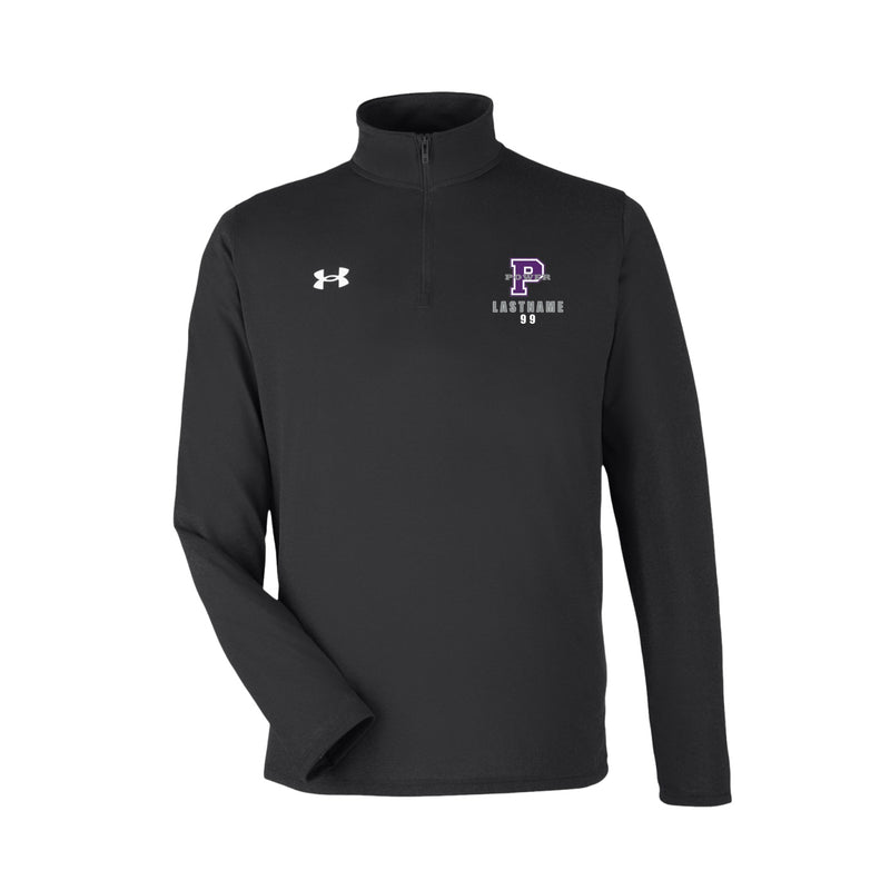 UA Team Tech Quarter-Zip Pullover - Black