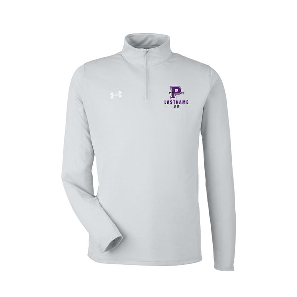UA Team Tech Quarter-Zip Pullover - Grey Light Heather