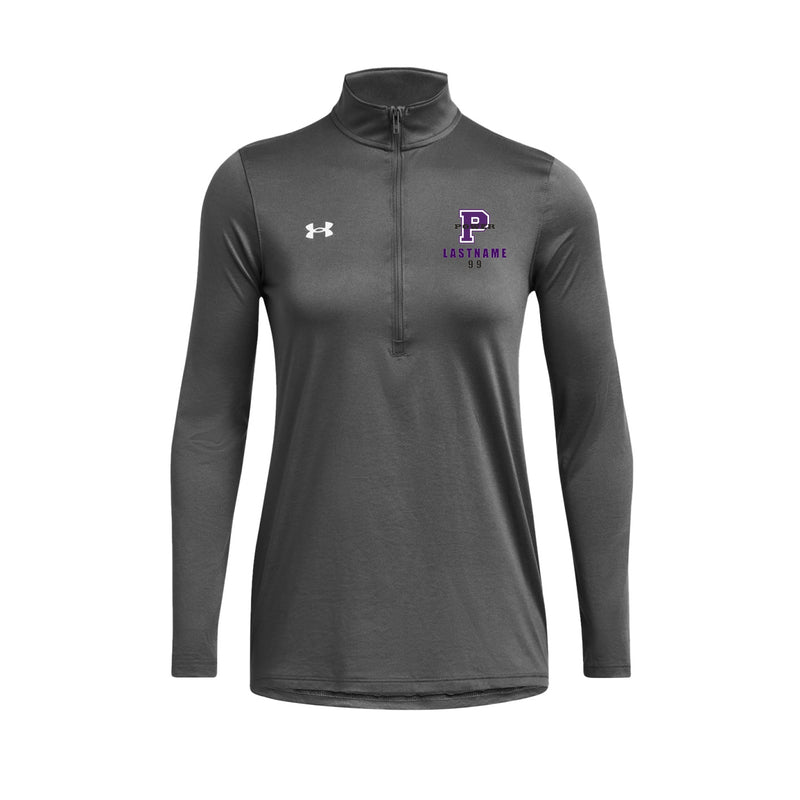 UA Womens Team Tech Half-Zip Pullover - Castle Rock