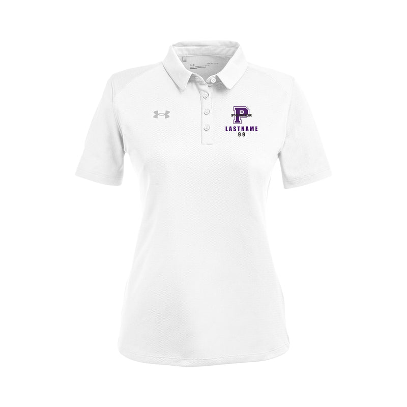 UA Womens Tech Polo - White