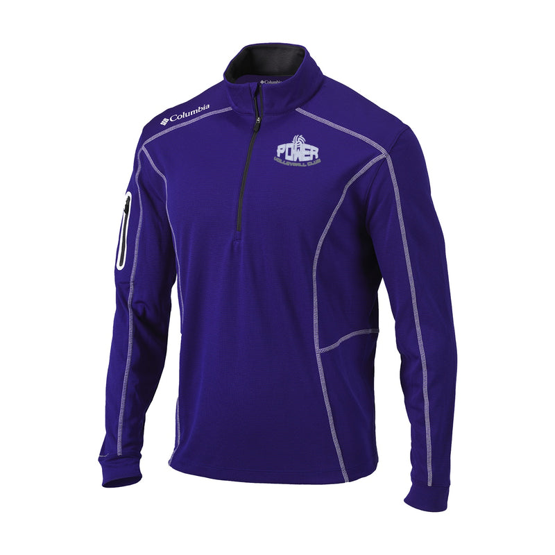 Men's Omni-Wick Shotgun 1/4 Zip - uw purple