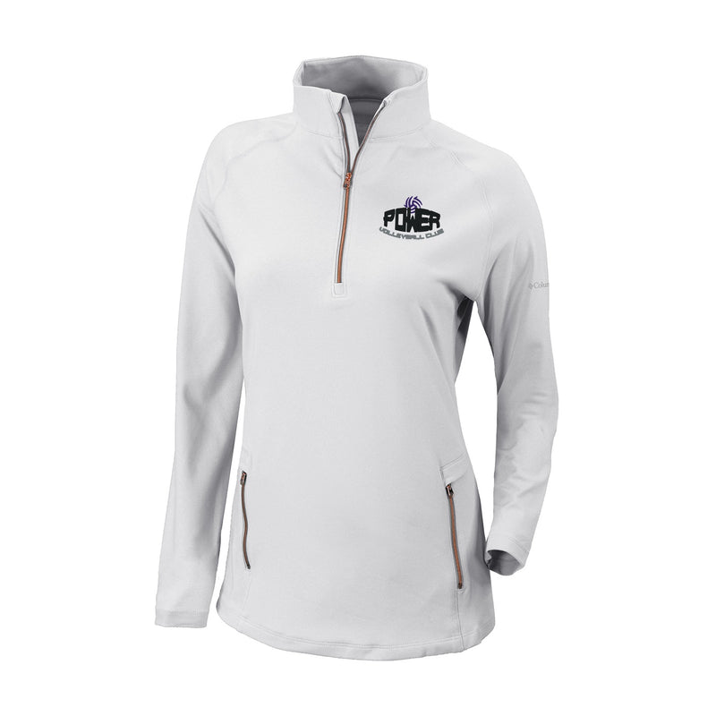 Women's Omni-Wick Outward Nine 1/4 Zip - white