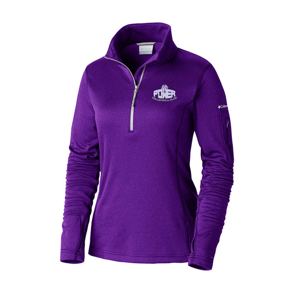 Women's Park View Half Zip Fleece - uw purple