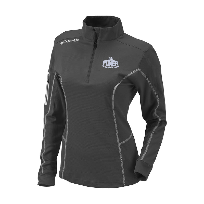 Women's Omni-Wick Womens Shotgun 1/4 Zip - Forged Iron