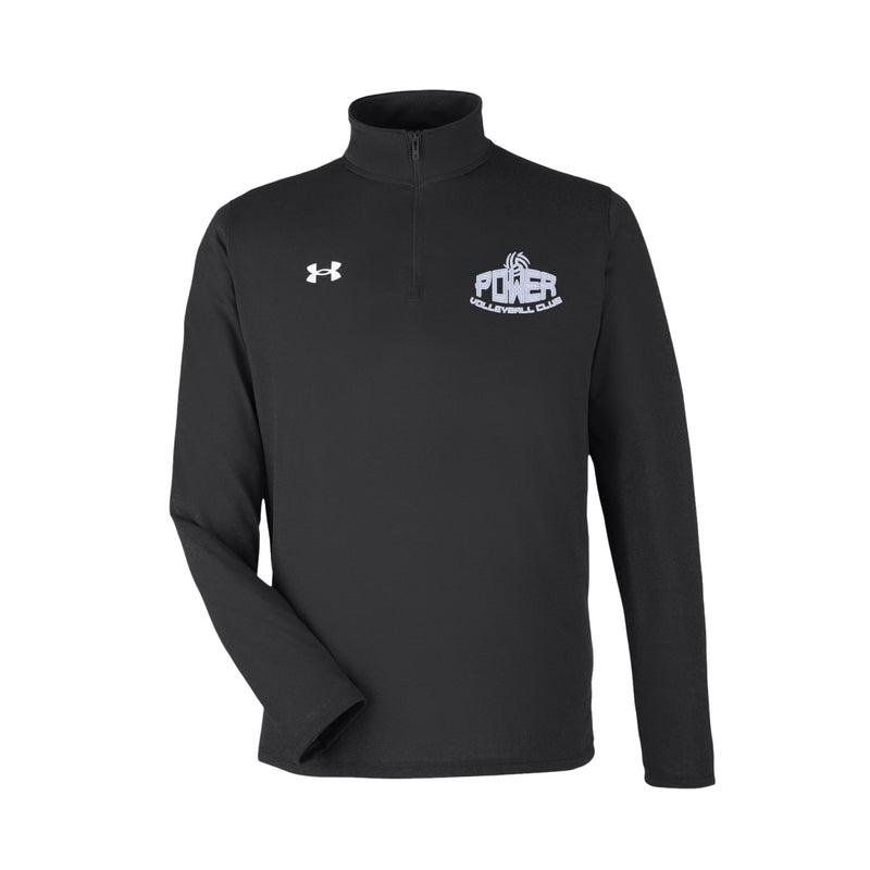 UA Team Tech Quarter-Zip Pullover - Black