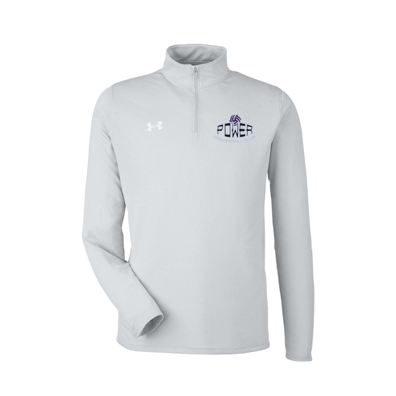UA Team Tech Quarter-Zip Pullover - Grey Light Heather