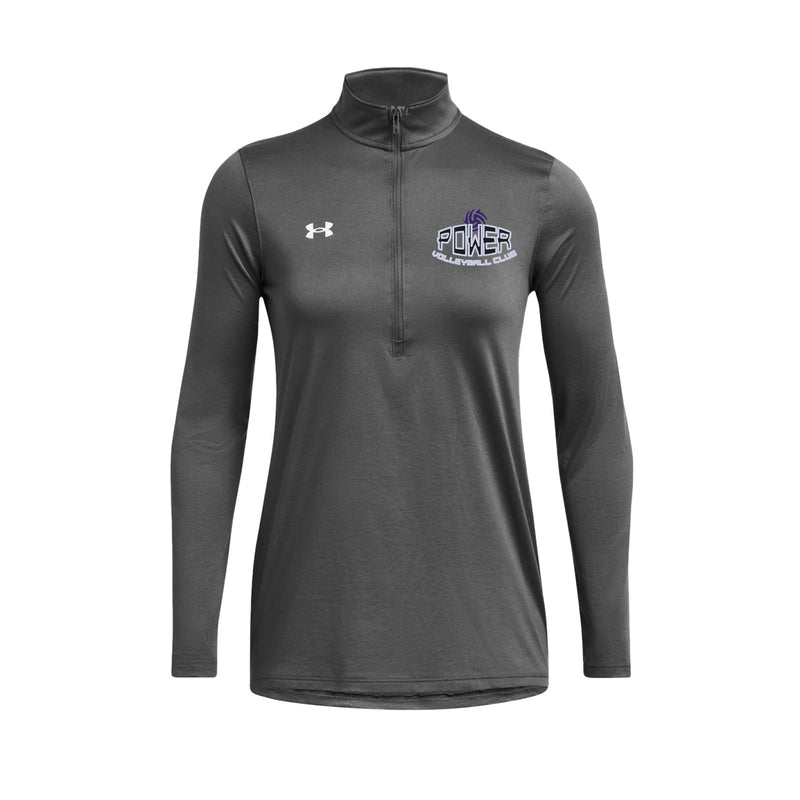 UA Womens Team Tech Half-Zip Pullover - Castle Rock