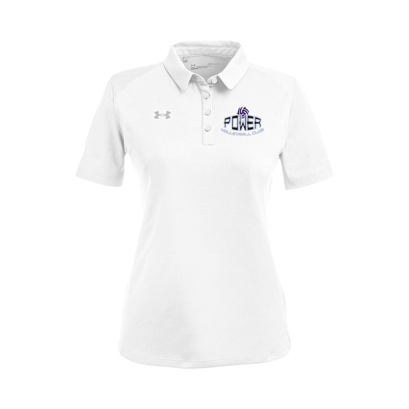 UA Womens Tech Polo - White