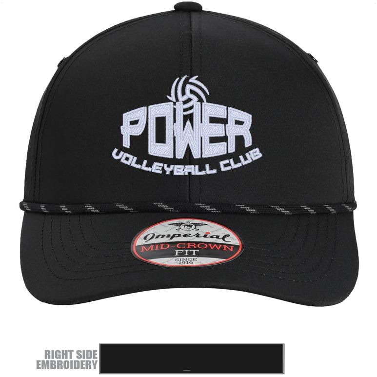 Imperial -  Habanero Performance Rope Cap - black