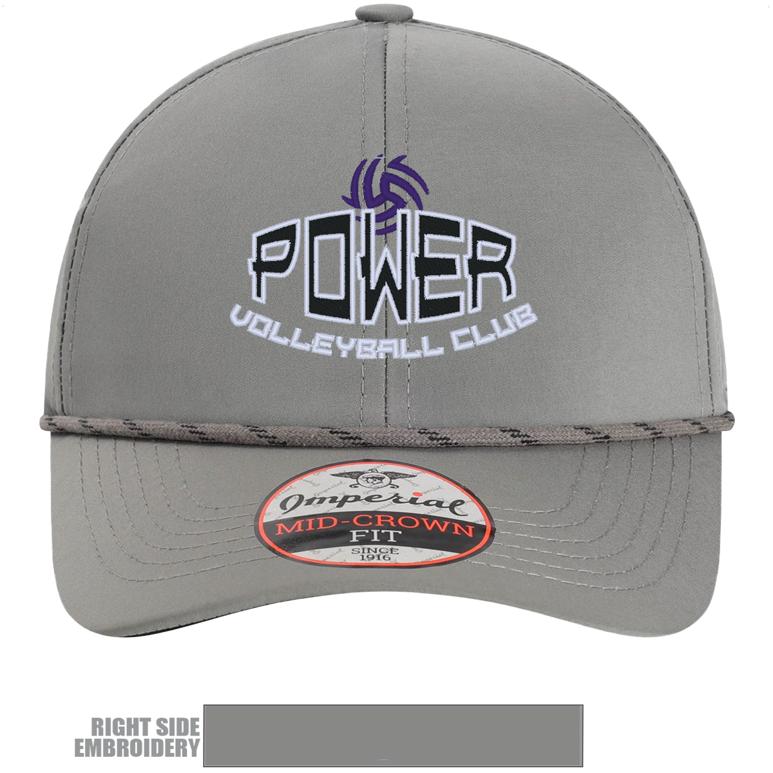 Imperial -  Habanero Performance Rope Cap - grey