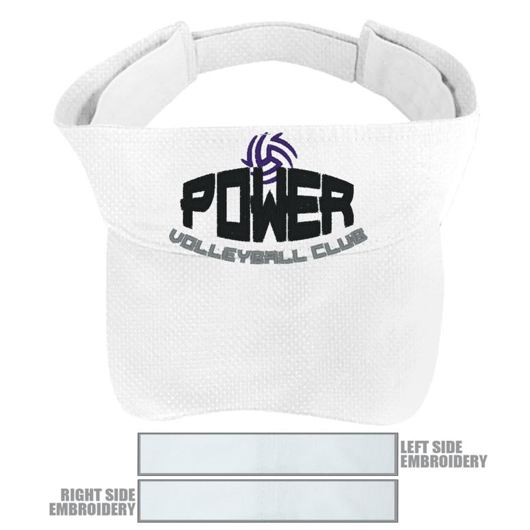 Athletic Mesh Visor - white