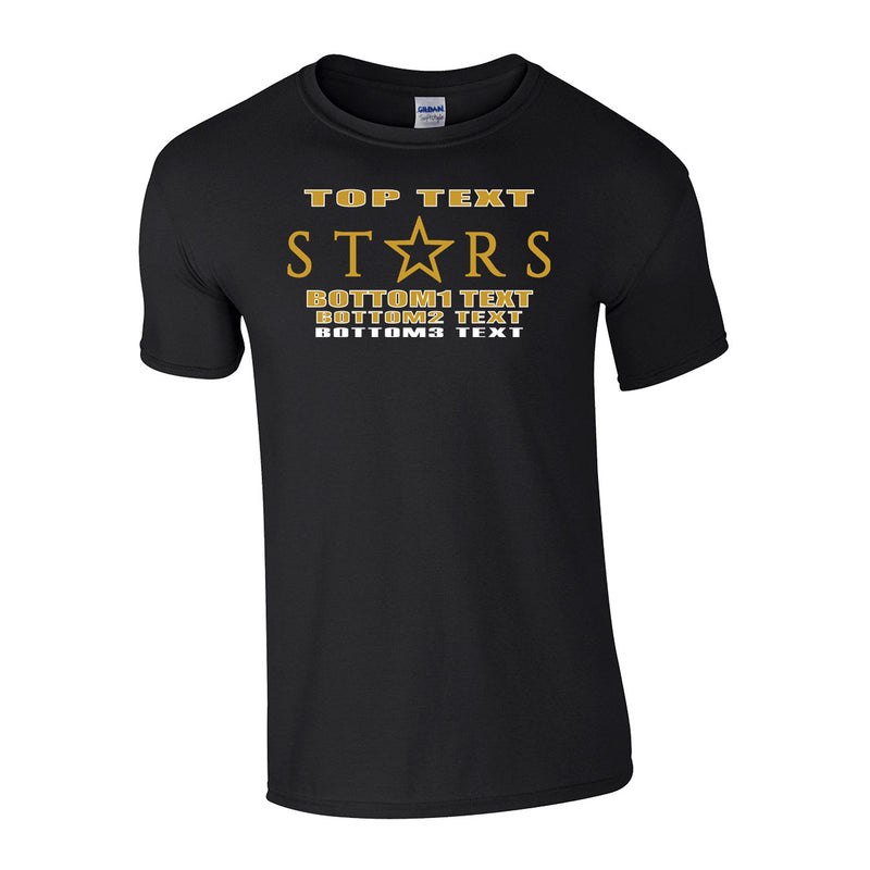 Youth Classic T-Shirt - Black - Logo Text Drop
