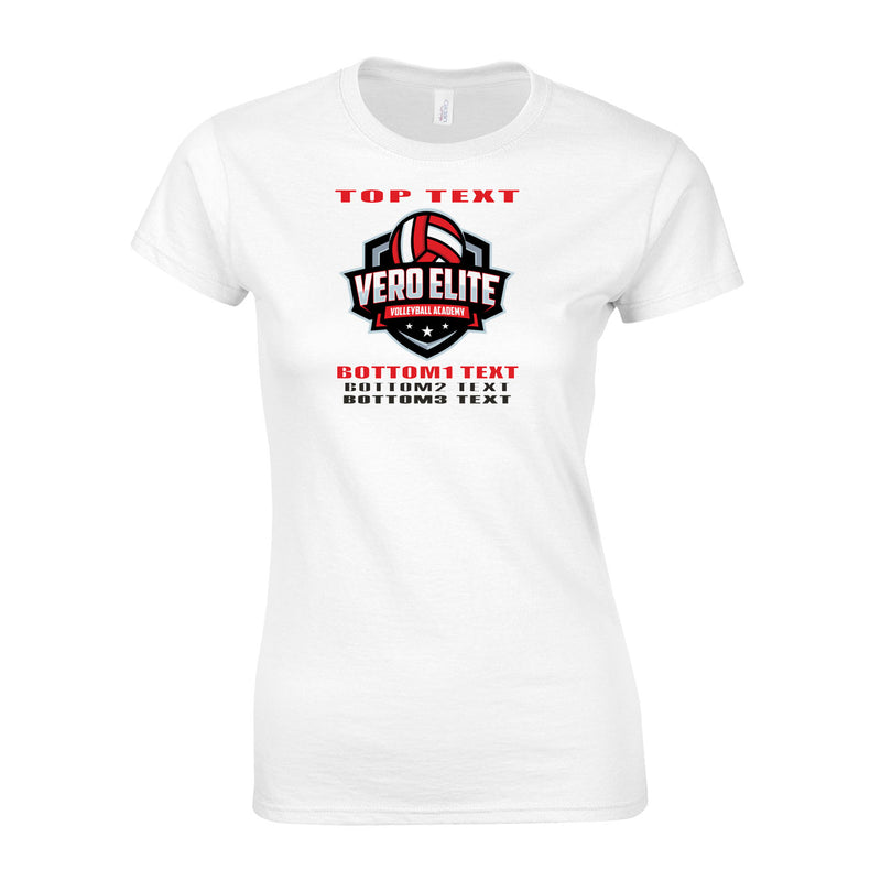Women's Semi-Fitted Classic T-Shirt  - white
