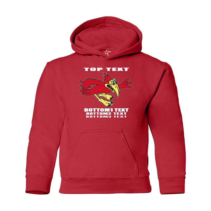 Heavy Blend Youth Hooded Sweatshirt - red
